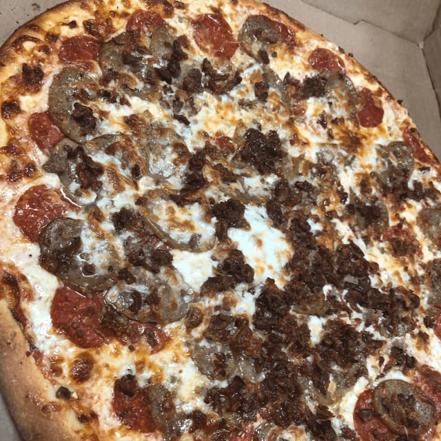 Meat Feast Pizza (12" Medium - 8 Slices).