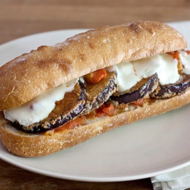 Eggplant Parmigiana.