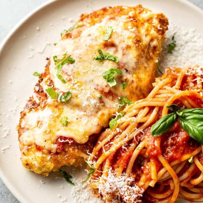 Chicken Parmigiana.