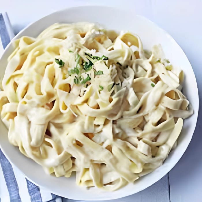 Fettuccine Alfredo.